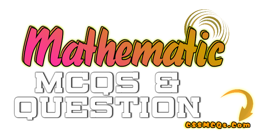 Mathematic banner of MCQs