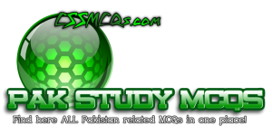 Important Pak Study MCQs