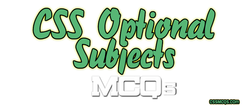 CSS Optional Subjects MCQs Banner