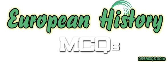 European History MCQs banner