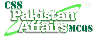banner having written on FPSC CSS Pakistan Affairs Solved MCQs